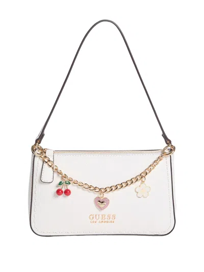Guess Factory Lynne Charm Shoulder Bag In Multi