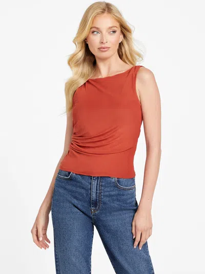 Guess Factory Maeve Crop Top In Red