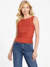 Guess Factory Maeve Crop Top In Red