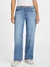 Guess Factory Maisie Low-rise Baggy Jeans In Blue