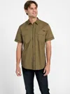 Guess Factory Malcome Poplin Short-sleeve Shirt In Multi