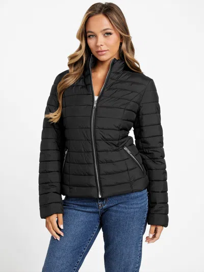 Guess Factory Malcon Puffer Jacket In Black