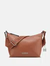 Guess Factory Maleena Convertible Bag In Brown