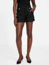 Guess Factory Mallorine Tweed Sailor Shorts In Black