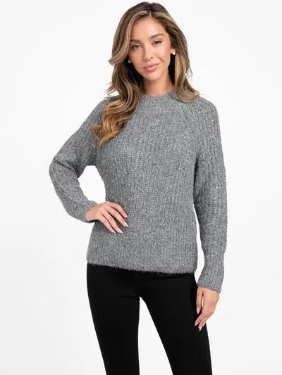 Guess Factory Manessa Crewneck Sweater In Grey
