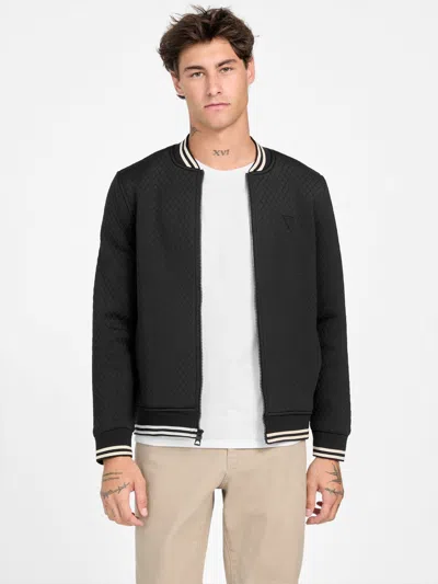 Guess Factory Manuel Flight Jacket In Black