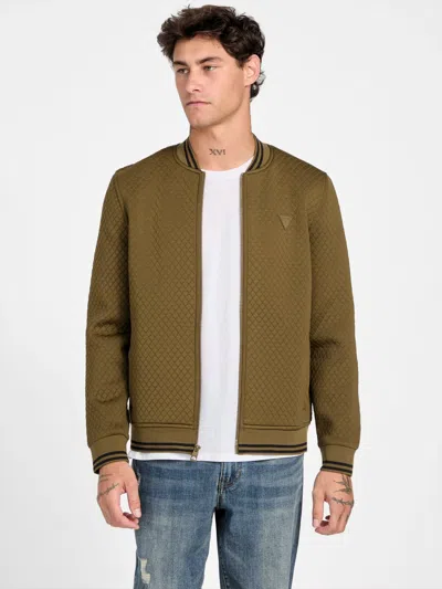 Guess Factory Manuel Flight Jacket In Green