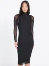 Guess Factory Margo Sequin Knit Dress In Black