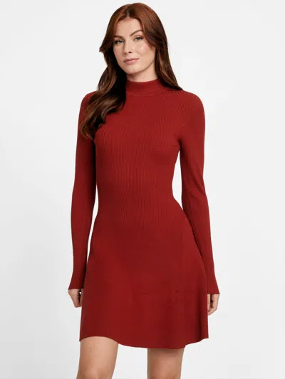 Guess Factory Mariam Sweater Dress In Red