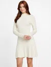 Guess Factory Mariam Sweater Dress In White