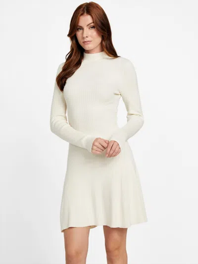 Guess Factory Mariam Sweater Dress In White
