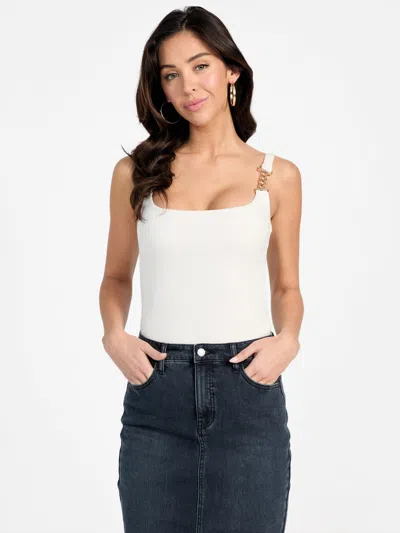 Guess Factory Maribell Top In White