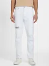 Guess Factory Mark Skinny Denim Jeans In White
