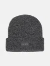 Guess Factory Marled Beanie In Gray