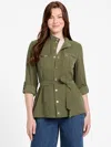 Guess Factory Mars Twill Jacket In Green