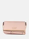 Guess Factory Marva Logo Crossbody In Pink