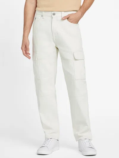 Guess Factory Mateo Cargo Pants In White
