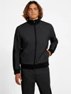 Guess Factory Mateo Logo Active Jacket In Black