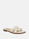 Guess Factory Mazzie Cutout Guess Slide Sandals In White