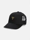 Guess Factory Mesh Baseball Hat In Black