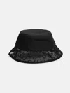 Guess Factory Mesh Bucket Hat In Black