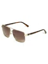 Guess Factory Metal Navigator Sunglasses In Multi