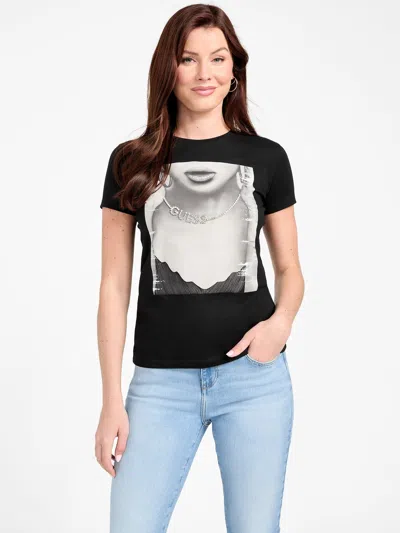 Guess Factory Michelle Tee In Black
