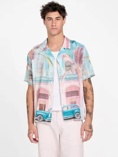 Guess Factory Micki Printed Camp Shirt