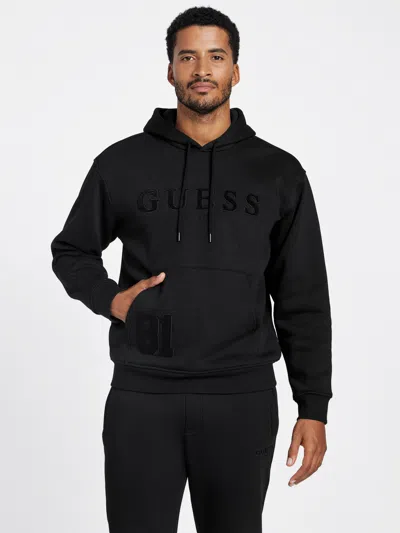 Guess Factory Miguel Pullover Hoodie In Black