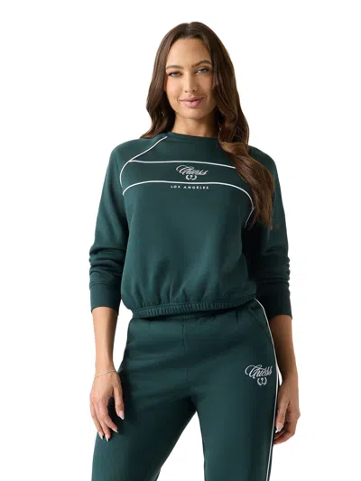 Guess Factory Millie Active Top In Green
