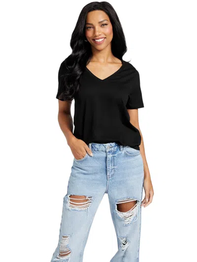 Guess Factory Millie Tee In Black