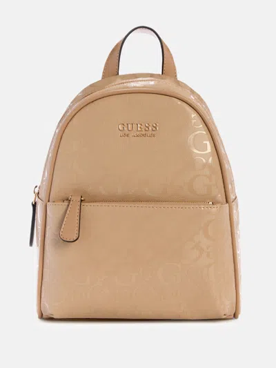 Guess Factory Millom Shiny Coated Logo Backpack