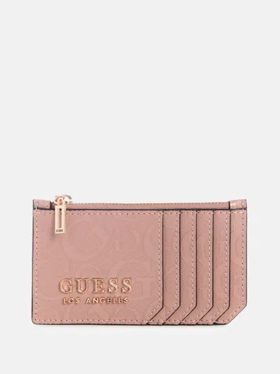 Guess Factory Millom Shiny Coated Logo Card Case