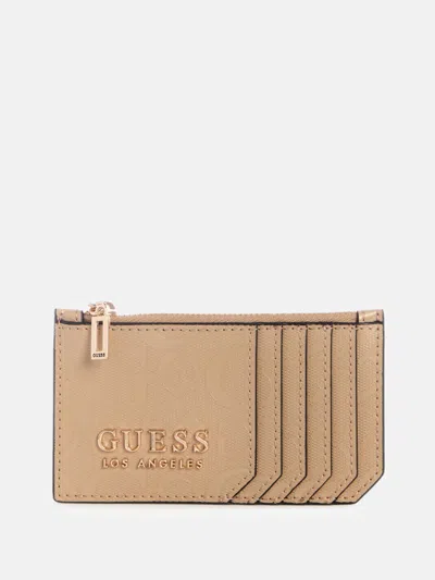 Guess Factory Millom Shiny Coated Logo Card Case