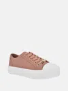 Guess Factory Milson Quilted Sneakers In Pink
