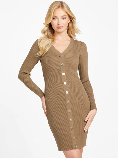 Guess Factory Mina Sweater Dress In Multi