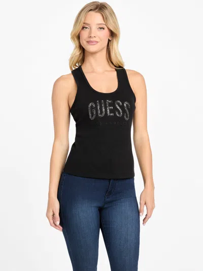 Guess Factory Miraella Logo Tank In Black