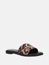Guess Factory Mirria Embellished Slide Sandals In Multi