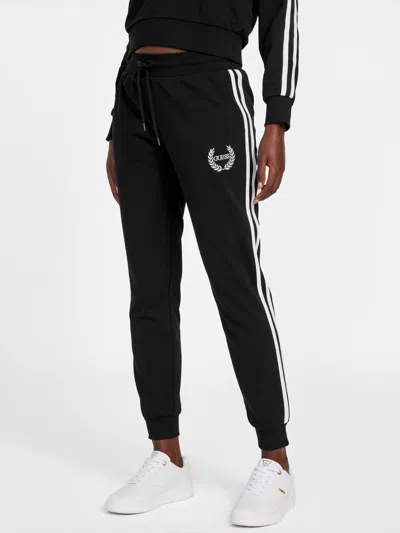 Guess Factory Missy Terry Jogger Pants In Black