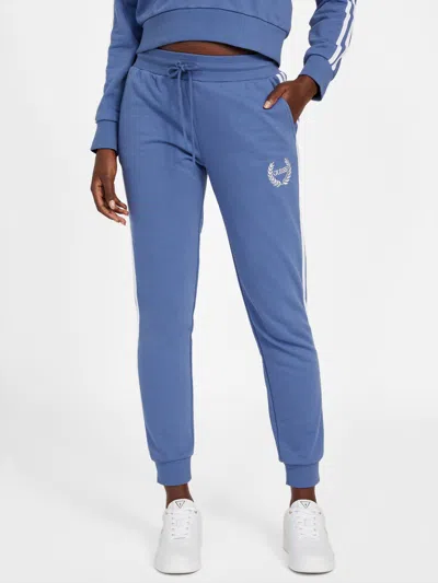 Guess Factory Missy Terry Jogger Pants In Blue
