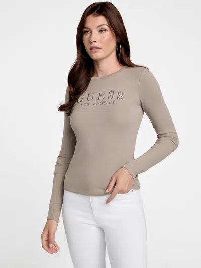 Guess Factory Mizza Logo Top In Multi
