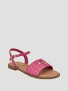 GUESS FACTORY MOORES RAFFIA SANDALS