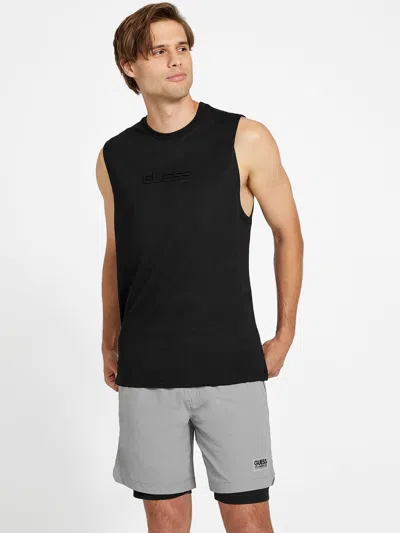 Guess Factory Morris Logo Tank In Black