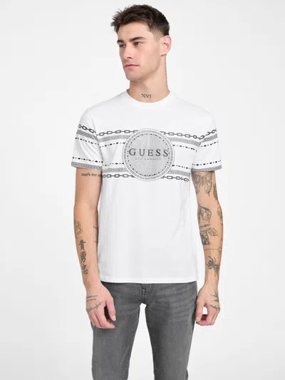 Guess Factory Mosko Printed Tee In White