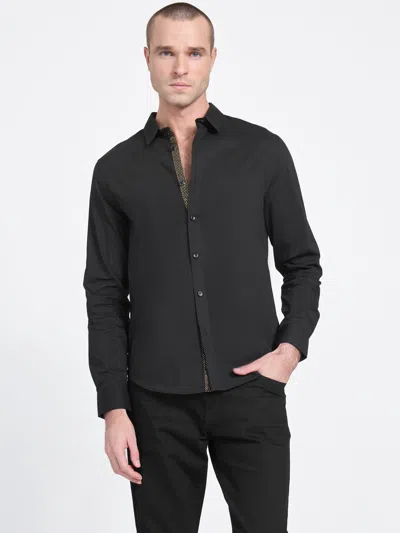 Guess Factory Mula Woven Shirt In Purple