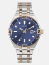 Guess Factory Multi-tone Analog Watch In Gold