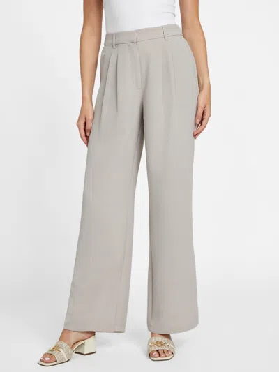 Guess Factory Nancy Wide-leg Trousers In Gray