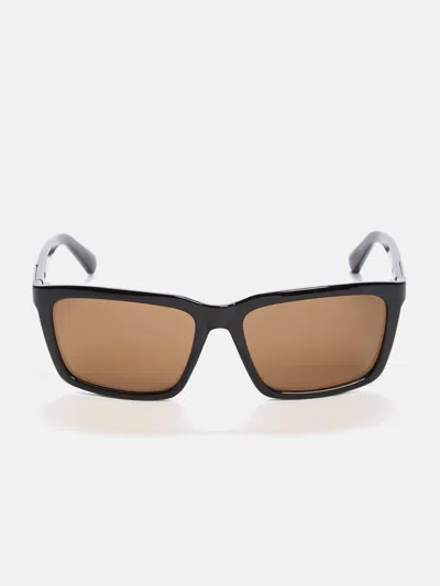 Guess Factory Narrow Square Plastic Sunglasses In Brown