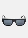 Guess Factory Narrow Square Plastic Wayfarers In Black