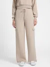 Guess Factory Nessa Straight Cargo Joggers In Neutral